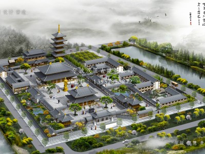 南雄寺庙建筑总体规划方案