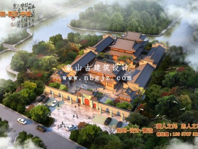 南雄天福寺重建规划效果图